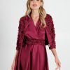 Bolero Rinascimento CFC0120653003 colore B098 Bordeaux rosso