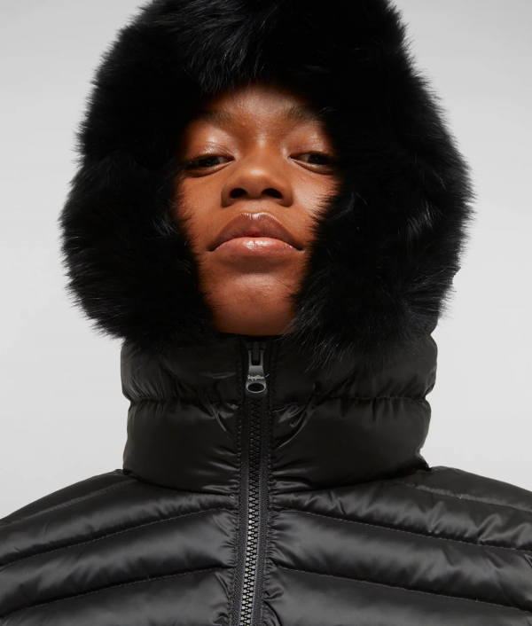 Giaccone Refrigiwear LONG MEAD FUR JACKET colore G06000 Nero - immagine 7