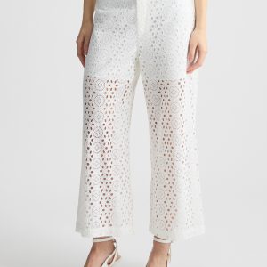 Pantalone LIU JO modello UA5282T2182 colore 11111 bianco