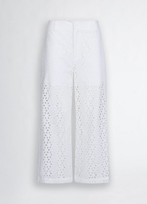 Pantalone LIU JO modello UA5282T2182 colore 11111 bianco - immagine 7
