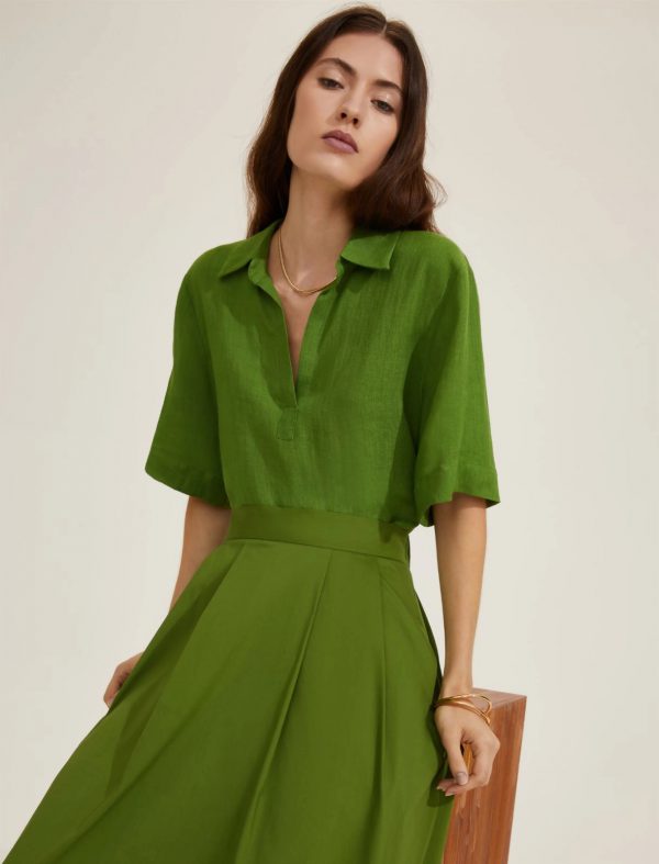 Blouse m/m EMME MARELA  modello NAVE colore 004 - immagine 3