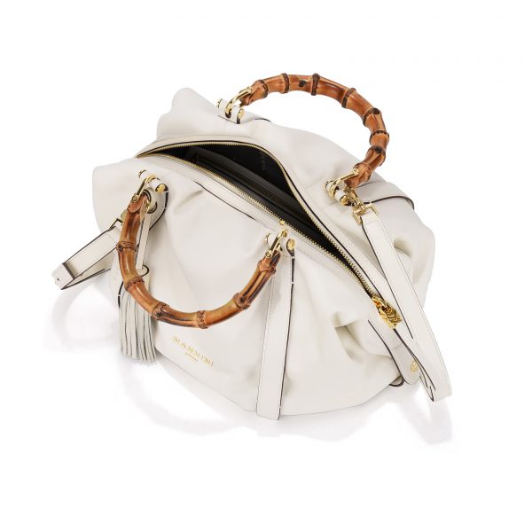 Borsa NANNINI articolo 18227C ERICA colore bianco - immagine 2