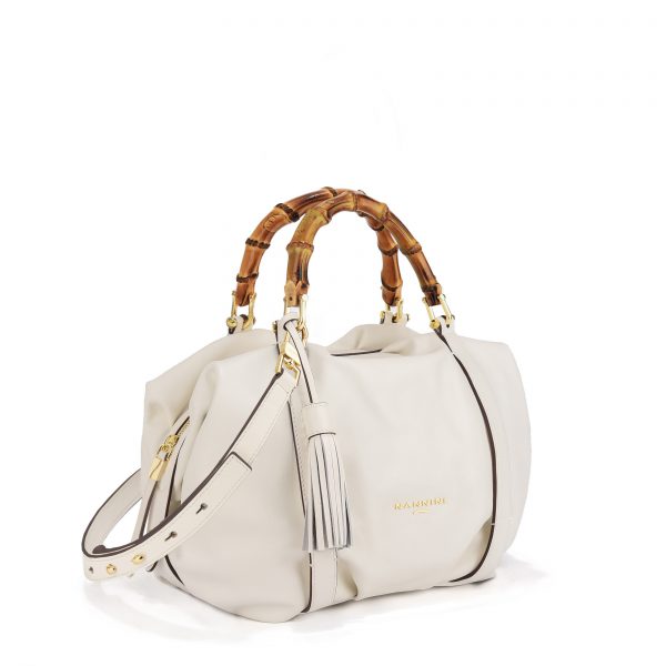 Borsa NANNINI articolo 18227C ERICA colore bianco - immagine 3