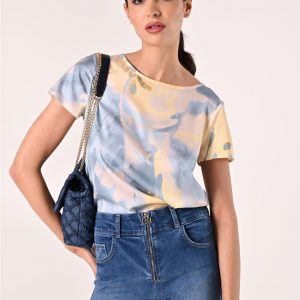 Blouse m/m RINASCIMENTO modello CFC0123606 colore azzurro