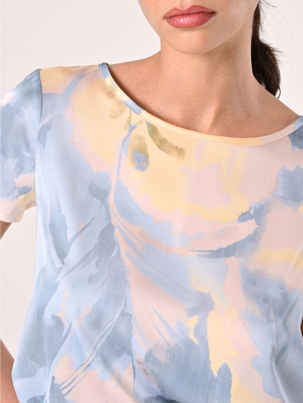 Blouse m/m RINASCIMENTO modello CFC0123606 colore azzurro - immagine 3