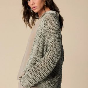 Cardigan KOCCA modello MIRANOVA colore corda
