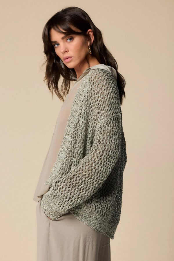 Cardigan KOCCA modello MIRANOVA colore corda