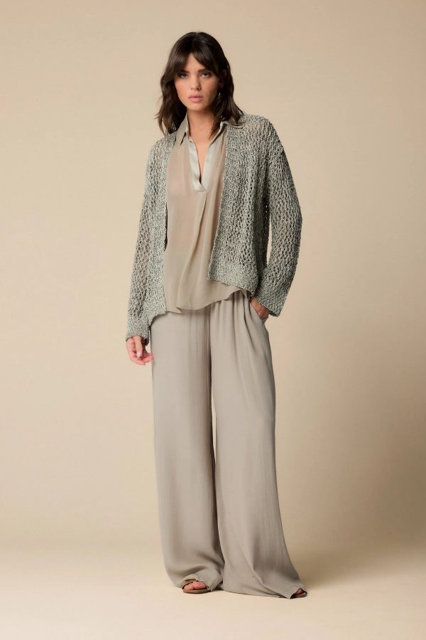 Cardigan KOCCA modello MIRANOVA colore corda - immagine 2