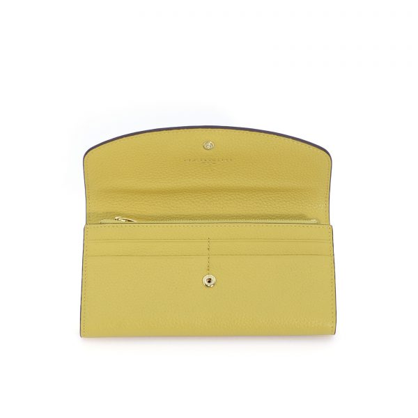 Portafoglio NANNINI articolo QB0755 WALLIS colore giallo - immagine 2