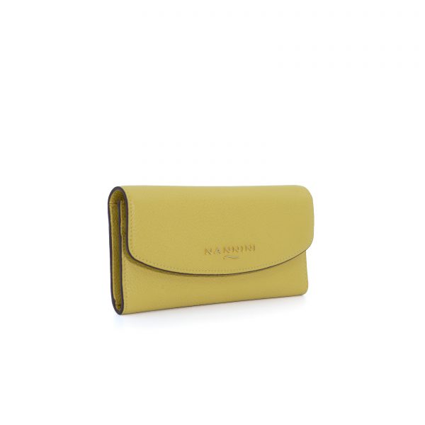 Portafoglio NANNINI articolo QB0755 WALLIS colore giallo - immagine 3