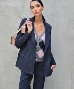 Giacca RINASCIMENTO CFC0125272003 colore B056 blu navy