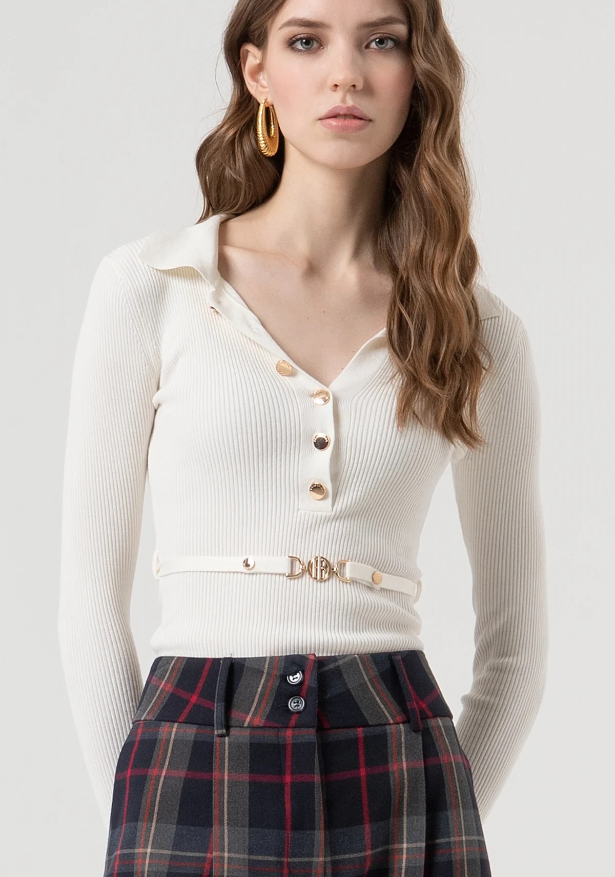 Body FRACOMINA FR25WT5001K43301 colore 108 cream