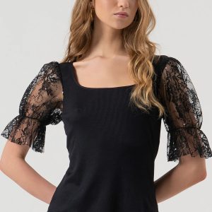 Blouse m/m FRACOMINA FR25WT3031J463G1 colore 053 black