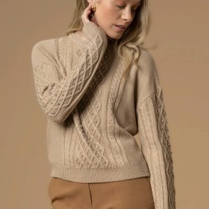 Maglia girocollo KOCCA EMILIANA colore 40001 miele