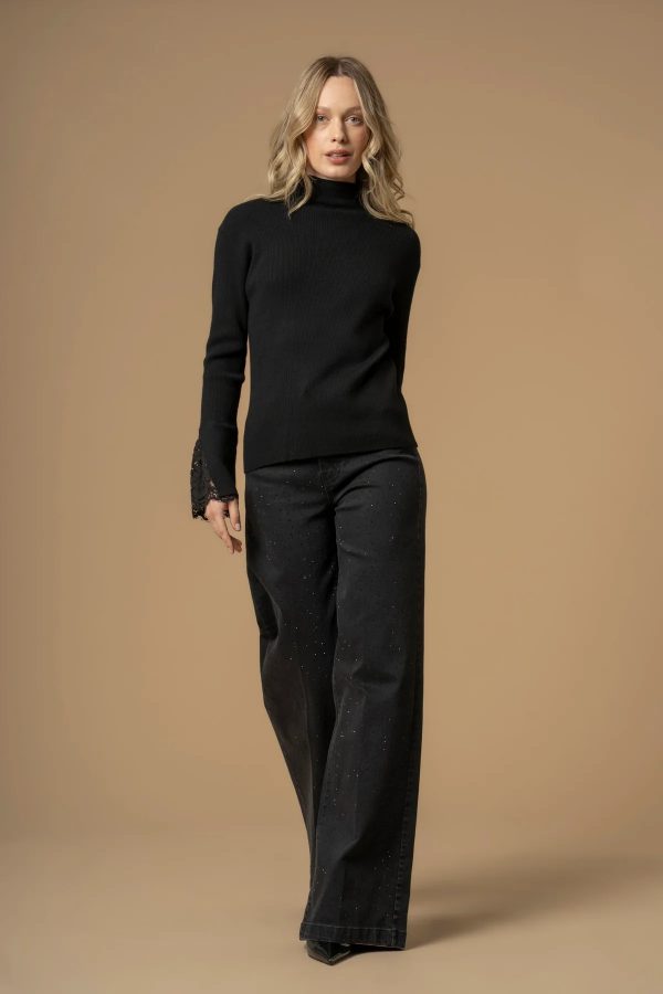 Maglia collo alto KOCCA CLARENNA colore 00016 nero