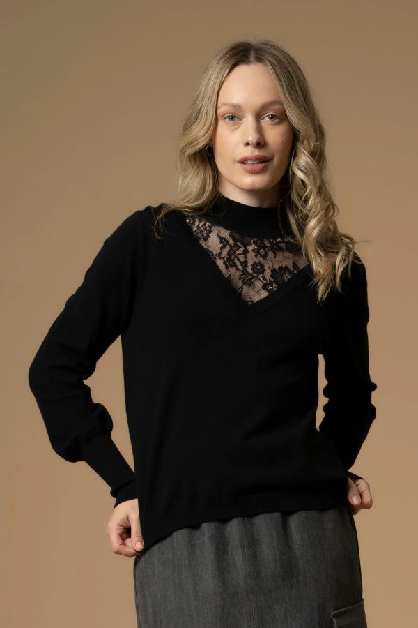 Maglia collo alto KOCCA EGERIA colore 00016 nero