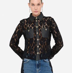 Camicia m/l LIUJO UF5169J4078 colore 88000 denim nero