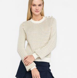 Maglia girocollo LIUJO UF5275MA016 colore 04120 b.co lana lux