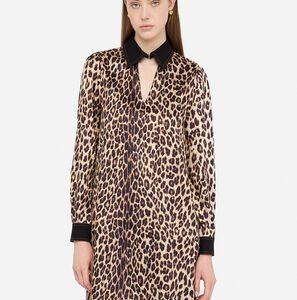 Abito LIUJO UF5209T082A colore 87473 den. black cheeta was