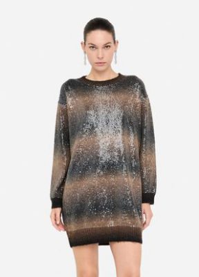 Abito LIUJO MF5488MA14R colore S9472 brown shaded