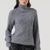 Maglia collo alto FRACOMINA FR25WT7036K502R9 colore 159 grey melange