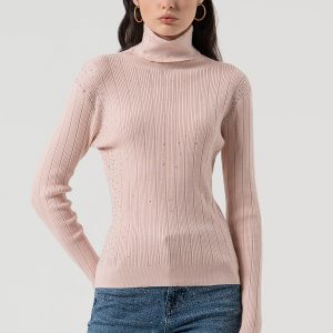 Maglia collo alto FRACOMINA FR25WT7030K50401 colore Q93 powder