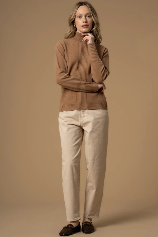 Maglia collo alto KOCCA ANESIO colore 60725 latte - immagine 2