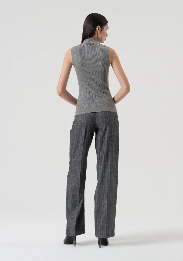 Pantalone FRACOMINA FR25WV2004W492W5 colore 199 greymelange - immagine 3