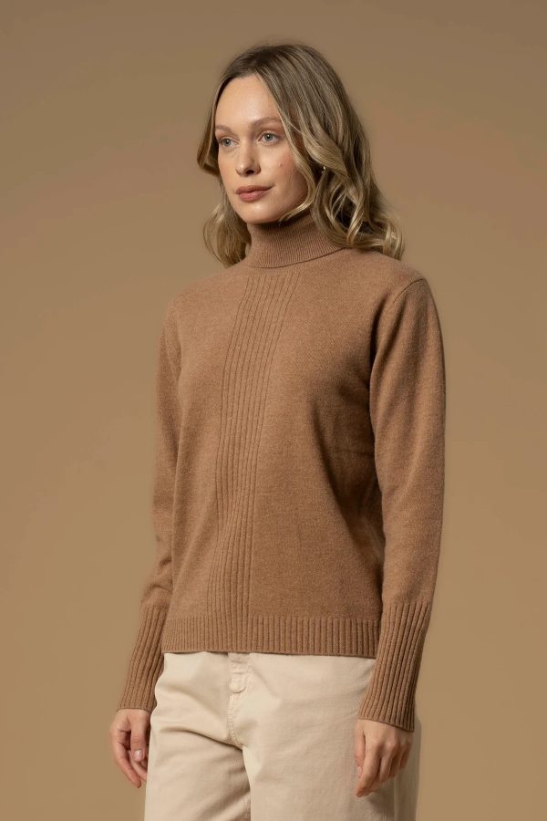 Maglia collo alto KOCCA ANESIO colore 60725 latte - immagine 3