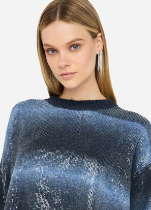 Maglia girocollo LIUJO MF5380MA14R colore S9473 - immagine 3