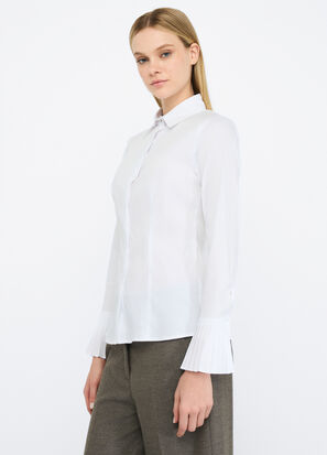 Camicia m/l LIUJO MF5405T2432 colore 11111 bianco - immagine 4
