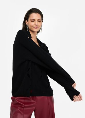 Maglia polo LIUJO MF5038MS009 colore 22222 nero - immagine 4