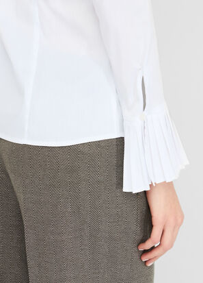 Camicia m/l LIUJO MF5405T2432 colore 11111 bianco - immagine 5