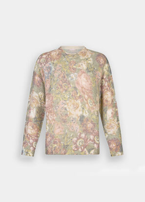 Maglia girocollo LIUJO MF5485MA17R colore P9016 sanderson print lux - immagine 7