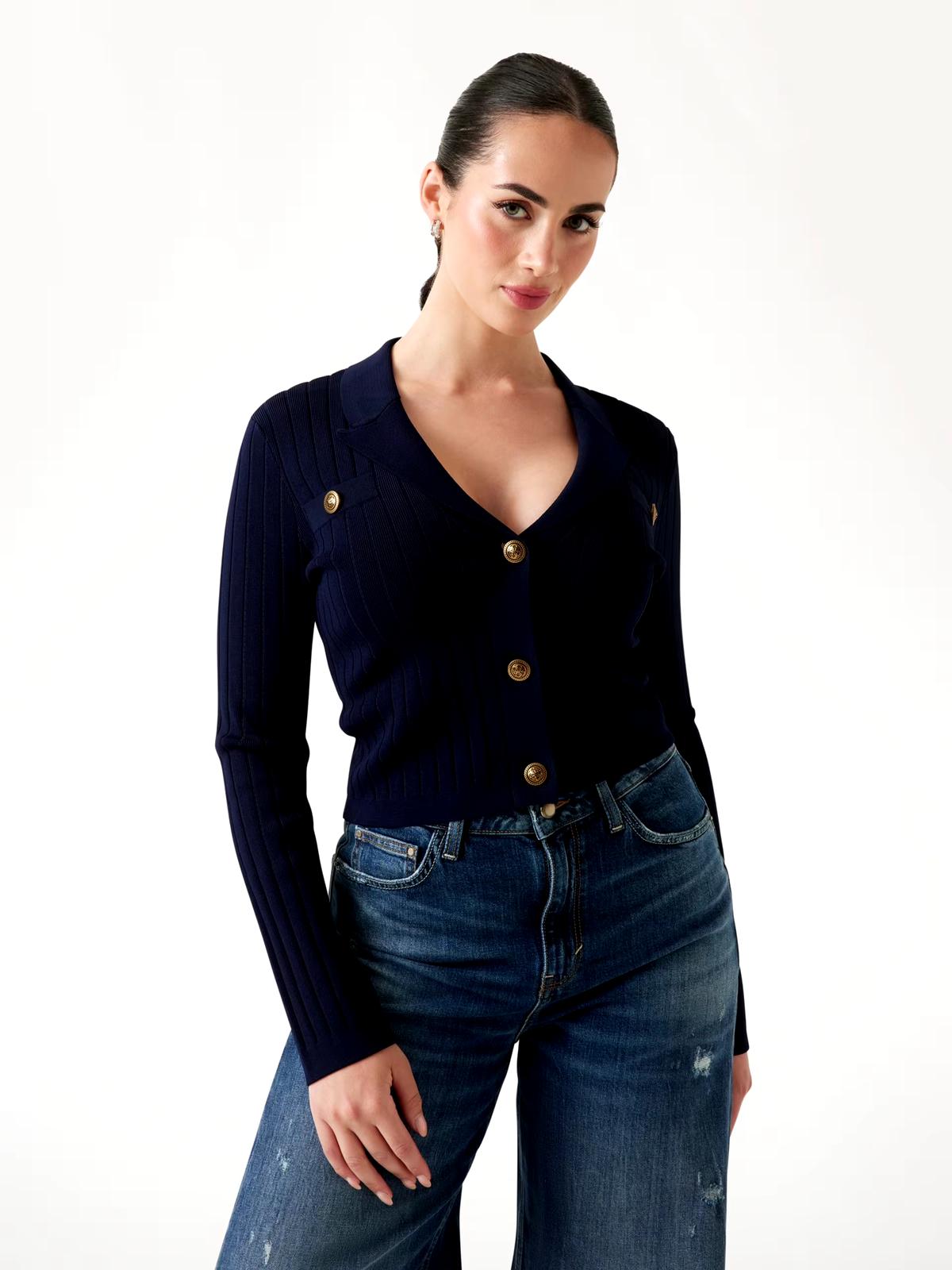 Maglia aperta GUESS W5YR11Z0130 colore A807