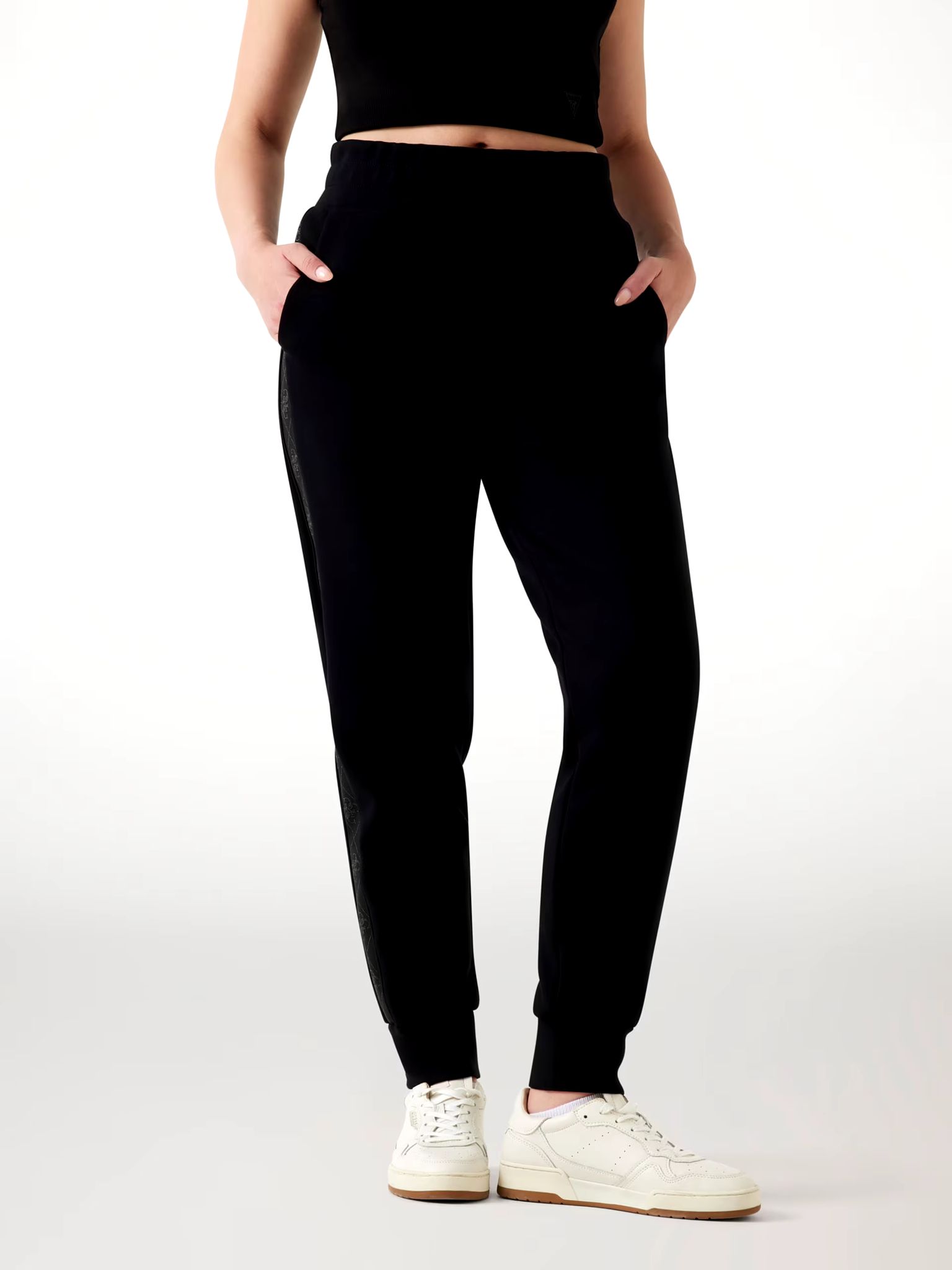 Pantalone GUESS W5YB11KBYE2 colore JBLK