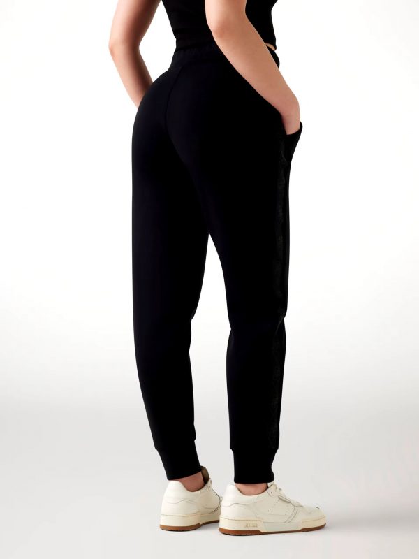 Pantalone GUESS W5YB11KBYE2 colore JBLK - immagine 3
