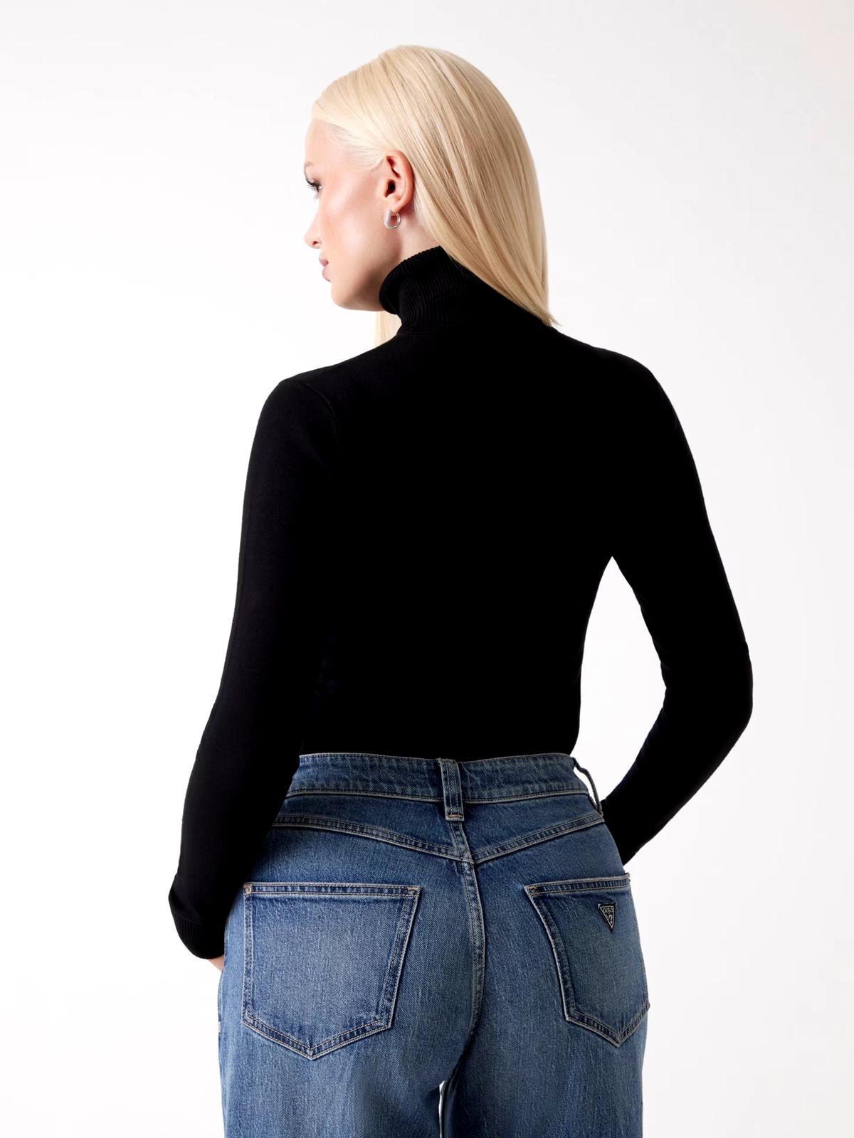 Maglia collo alto GUESS W5BR39Z2NQ2 colore JBLK - immagine 2