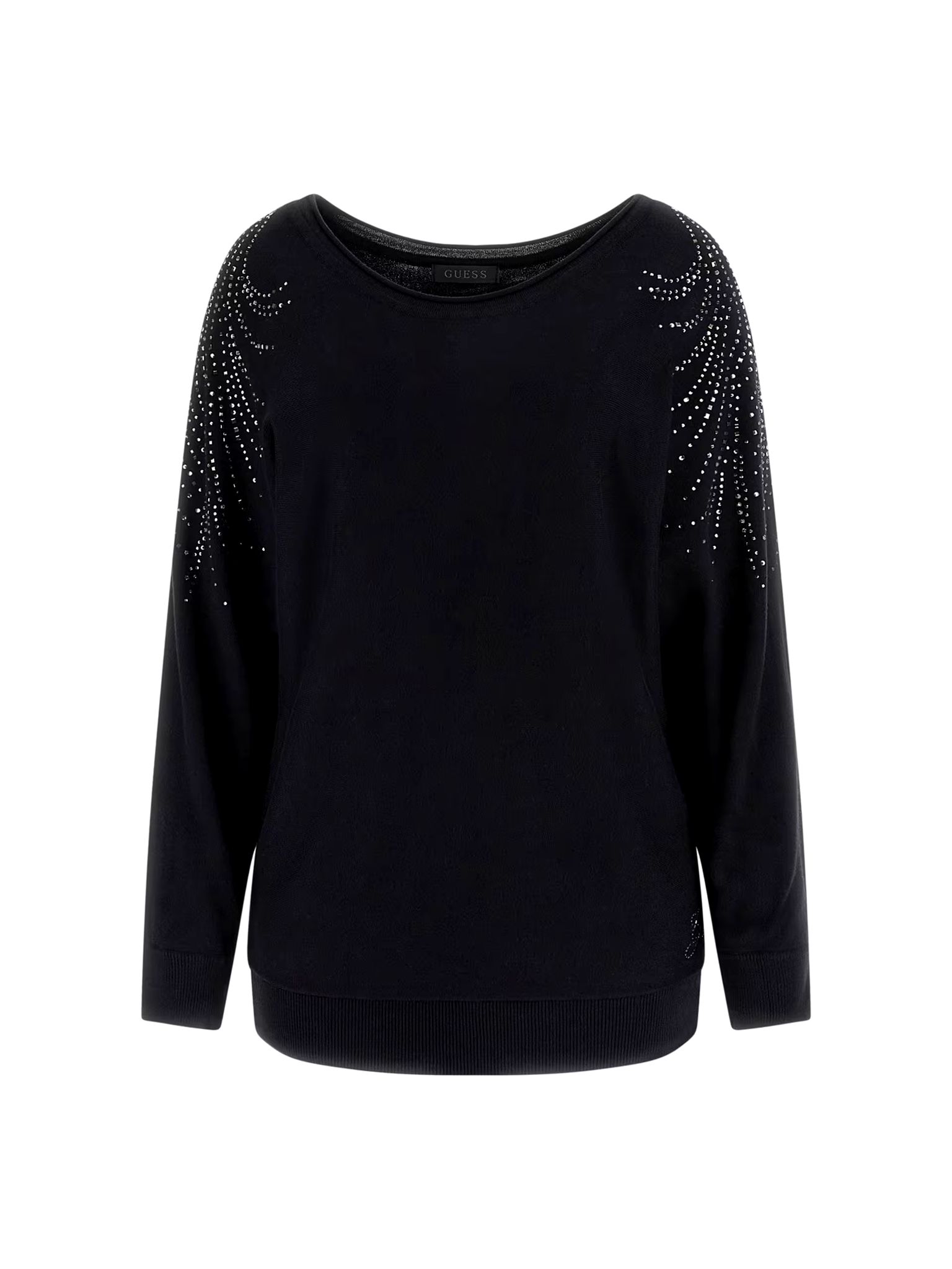 Maglia girocollo GUESS W5BR38Z2NQ2 colore JBLK - immagine 5