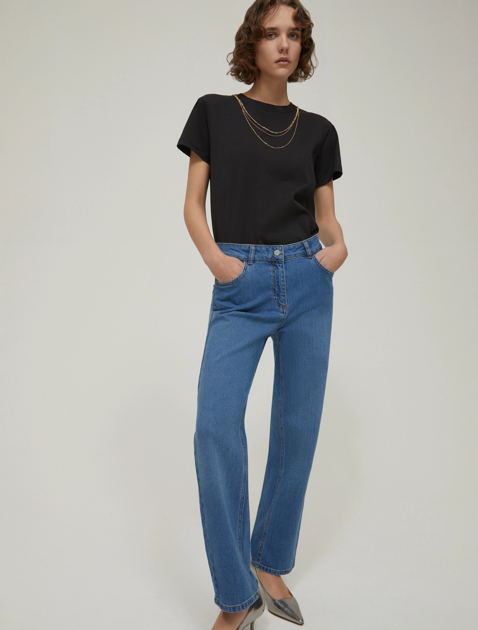 Pantalone PENNYBLACK PBMINIFLARE 002