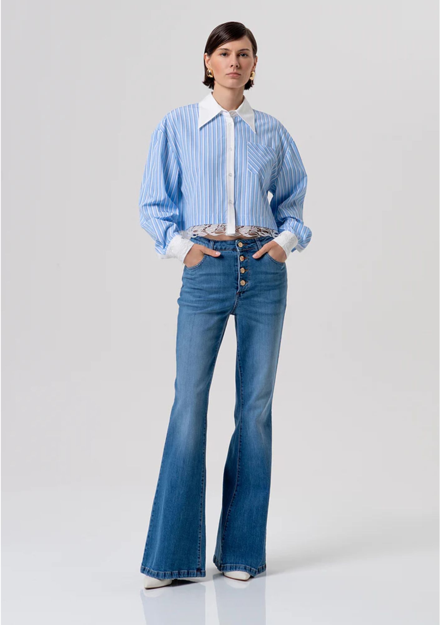 Camicia m/l FRACOMINA modello FR26ST6007W827 colore I24 - immagine 5