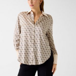 Camicia m/l GUESS modello W4YH47 WF1T2 colore P6GN