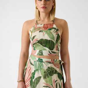 Top GUESS modello W5GH74 WH9Z2 colore PMIE