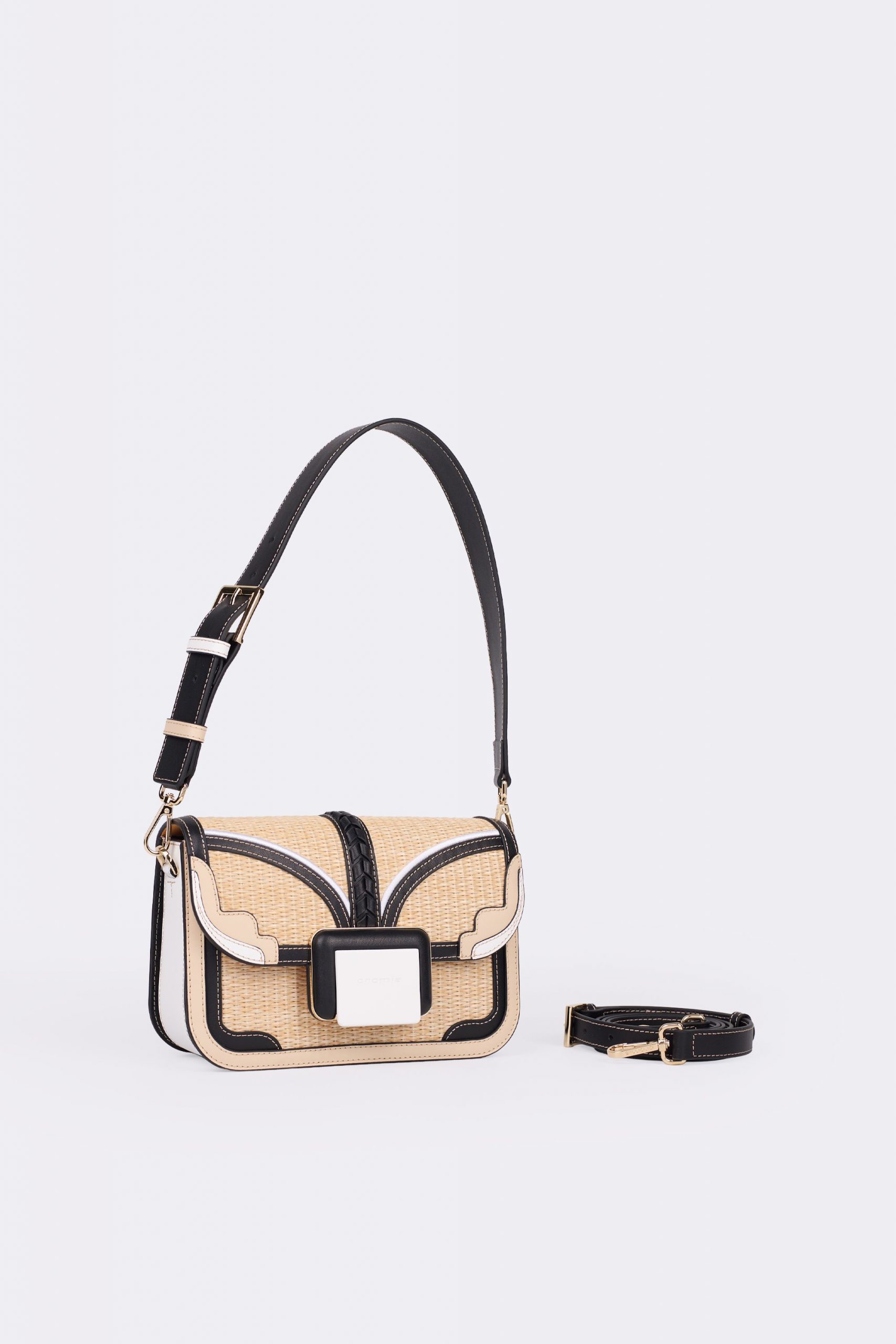 Borsa CROMIA modello 1406256 colore BIANCO-NERO - immagine 4