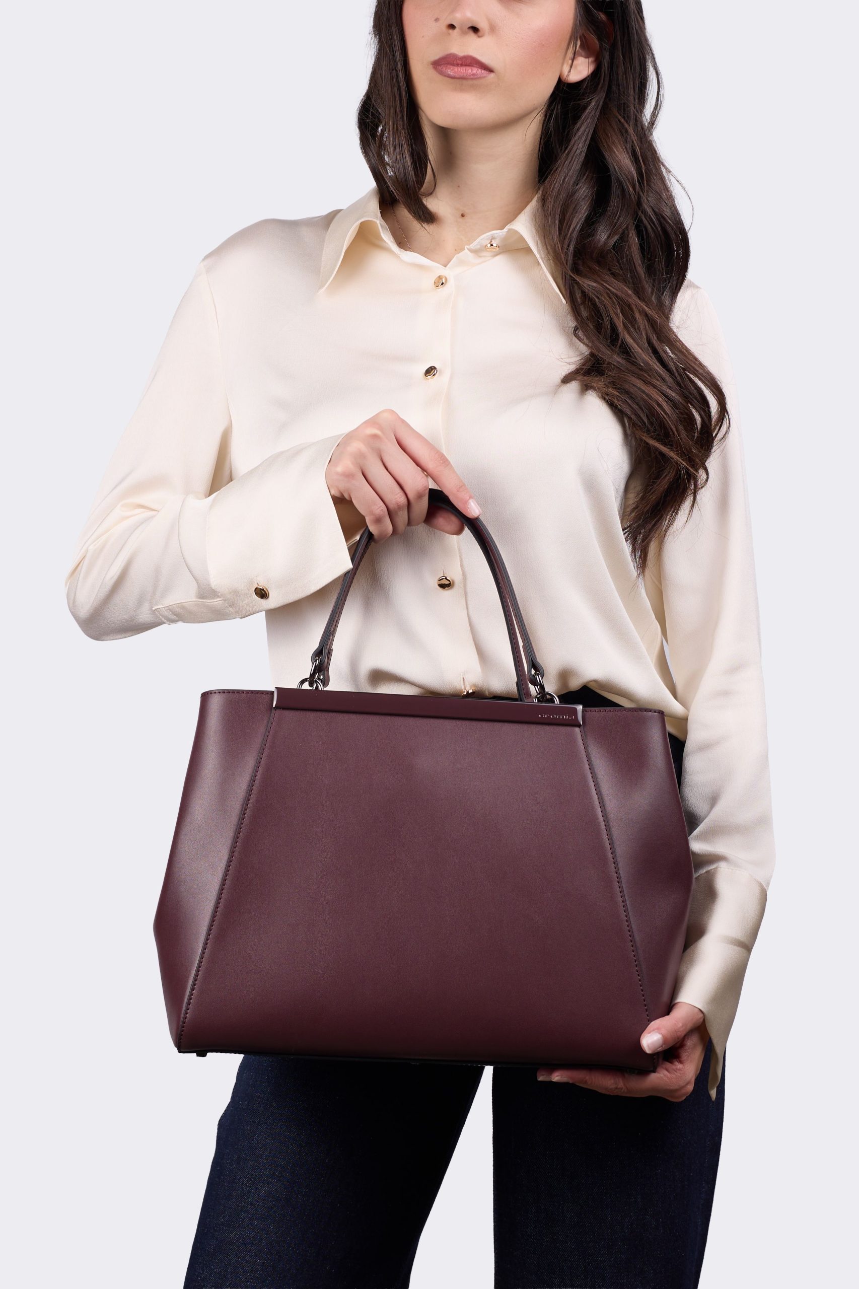 Borsa CROMIA modello 1406392 LADIES BAG NARA colore 167 AMARANTO - immagine 4