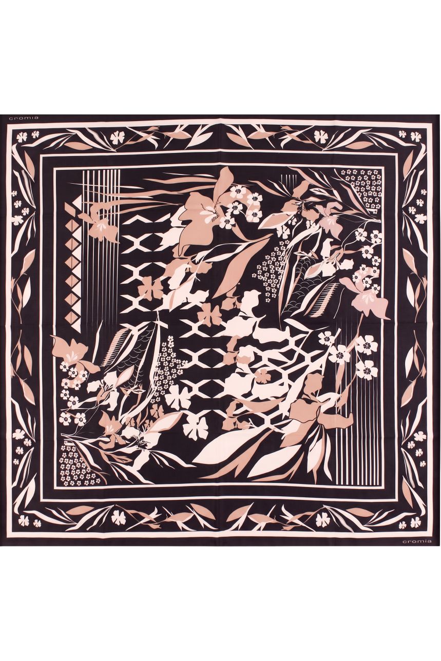 Foulard CROMIA modello OSAKA SETA 100% colore 109 ORZO